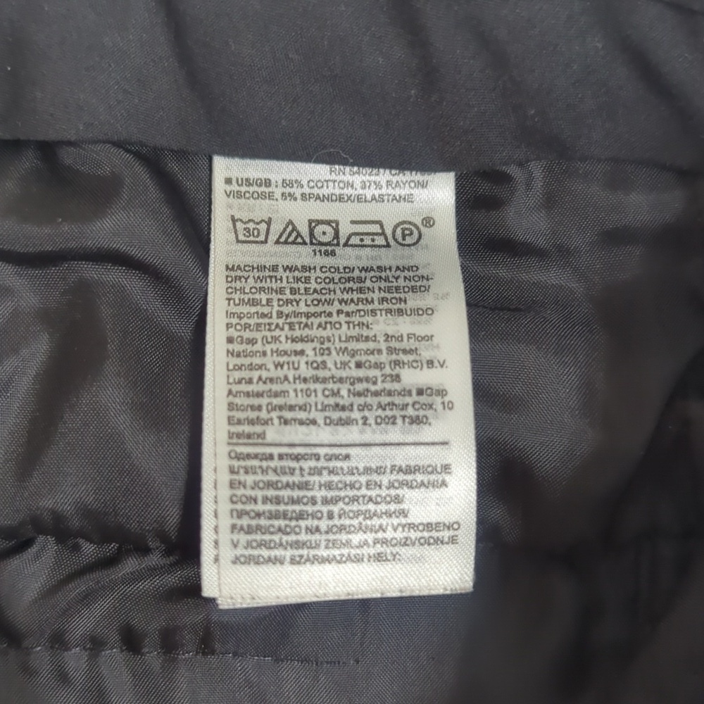 Banana Republic Modern Sloan Pant, Color Navy Black Size 4P - Picture 16 of 16